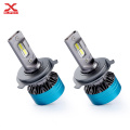 H4 Hi Low Beam 18000lms Lightings Anti-EMI Temperature Control System with Two-Pole Heat Pipes Csp LED Bulbs Headlights